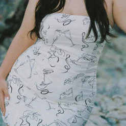 Pranzo Linen Bustier Tube Dress - Aperitivo -Stylo Craze Sales Store Copyof xanthia efthymiou PranzoLinenBustierTubeDress2 scaled