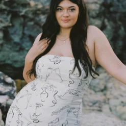 Pranzo Linen Bustier Tube Dress - Aperitivo -Stylo Craze Sales Store Copyof xanthia efthymiou PranzoLinenBustierTubeDress3 scaled