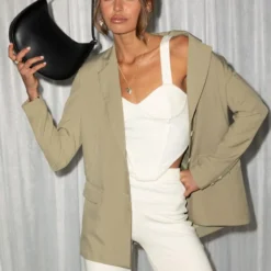 Kat Oversized Blazer - Sage