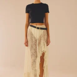 Florentina Lace Maxi Skirt - Ivory Tea -Stylo Craze Sales Store Peppermayo 210823 115Florentina Lace Maxijpg scaled