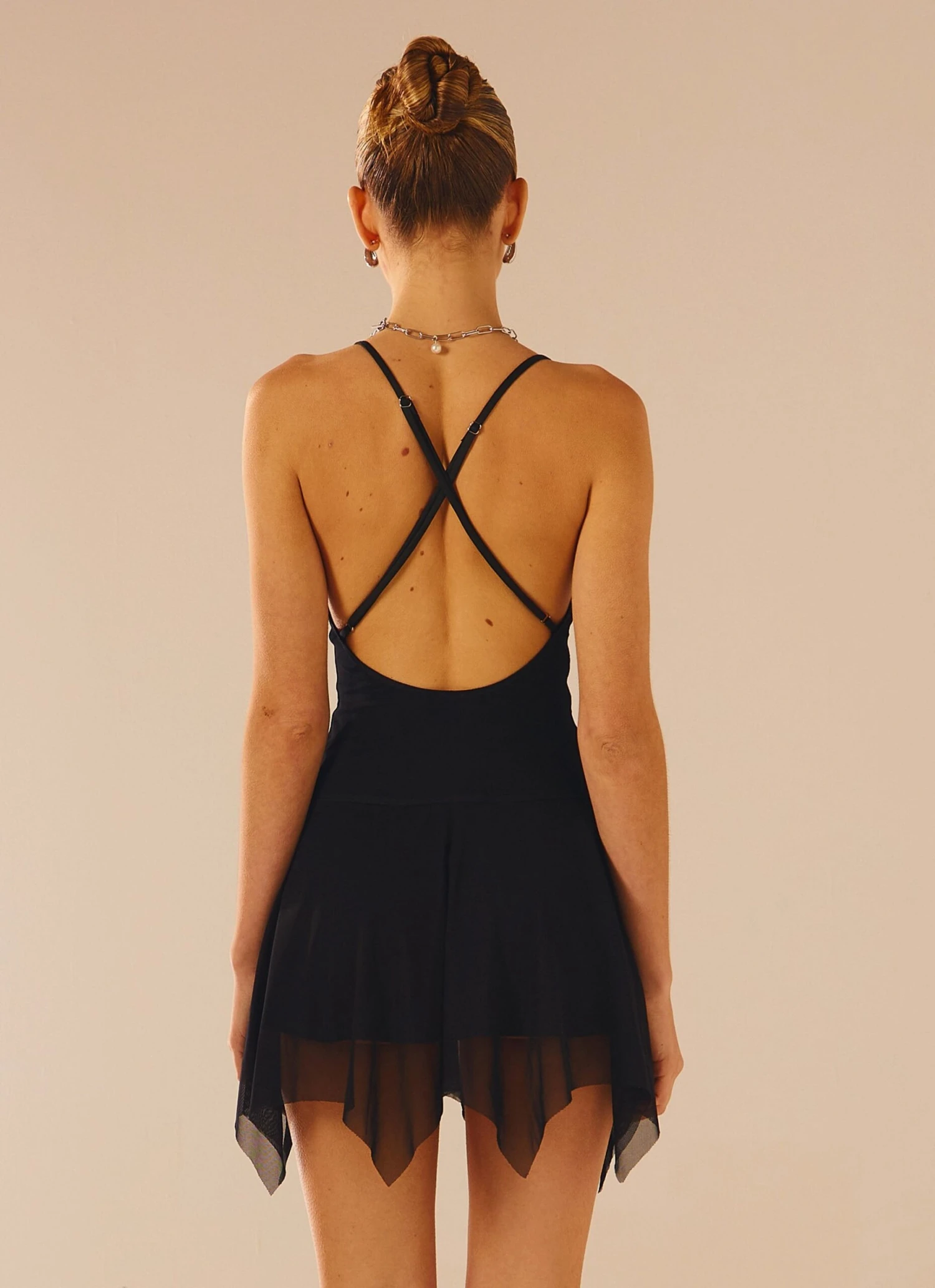 Milan Mood Mini Dress - Onyx 5 Milan Mood Mini Dress - Onyx - Image 5