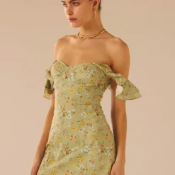 The Chateau Mini Dress - Sage Floral -Stylo Craze Sales Store Peppermayo 280823 27The Chateau Mini Dressjpg scaled