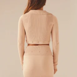 Peyton Knit Button Dress - Hazel -Stylo Craze Sales Store Peppermayo Elise Drop3 63 scaled