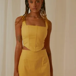 Pastel Skies Bustier Top - Mango -Stylo Craze Sales Store Peppermayo Jenaya 7.2.22 P2 36 scaled