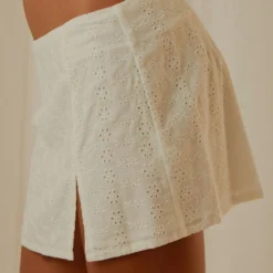 Field Dreams Mini Skirt - White Broderie 6 Field Dreams Mini Skirt - White Broderie -Stylo Craze Sales Store Peppermayo Jenaya 7.2.22 P3 24 scaled