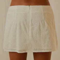 Field Dreams Mini Skirt - White Broderie 7 Field Dreams Mini Skirt - White Broderie -Stylo Craze Sales Store Peppermayo Jenaya 7.2.22 P3 25 scaled