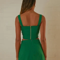 Pastel Skies Bustier Top - Jade Green -Stylo Craze Sales Store Peppermayo Jenaya 7.2.22 P4 16 scaled