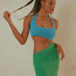 Jet Set Crochet Mini Dress - Blue Lagoon 11 Jet Set Crochet Mini Dress - Blue Lagoon -Stylo Craze Sales Store Peppermayo Jenaya 7.2.22 P4 70 scaled