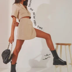 New York City Skirt - Taupe