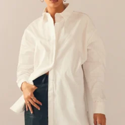 Glacier Oversized Shirt - White -Stylo Craze Sales Store Peppermayo Kiana 1.12.22 61 scaled