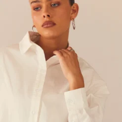 Glacier Oversized Shirt - White -Stylo Craze Sales Store Peppermayo Kiana 1.12.22 62 scaled