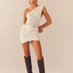 Percilla Ladder Knit Mini Dress - White 9 Percilla Ladder Knit Mini Dress - White -Stylo Craze Sales Store Peppermayo Kiana Dec Drop2 116 scaled