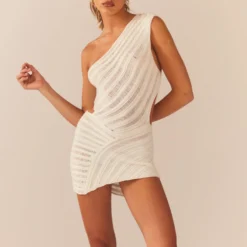 Percilla Ladder Knit Mini Dress - White 10 Percilla Ladder Knit Mini Dress - White -Stylo Craze Sales Store Peppermayo Kiana Dec Drop2 121 scaled