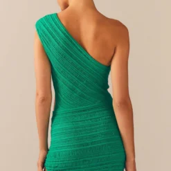 Percilla Ladder Knit Mini Dress - Evergreen -Stylo Craze Sales Store Peppermayo Kiana Dec Drop2 250 scaled