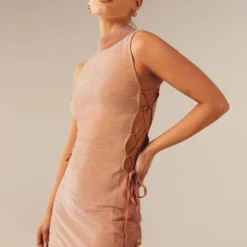 Private Party Mini Dress - Tangerine