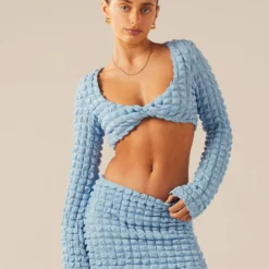 Unfoolish Mini Skirt - Sky Blue 10 Unfoolish Mini Skirt - Sky Blue -Stylo Craze Sales Store Peppermayo Saskia 7823 37jpg scaled