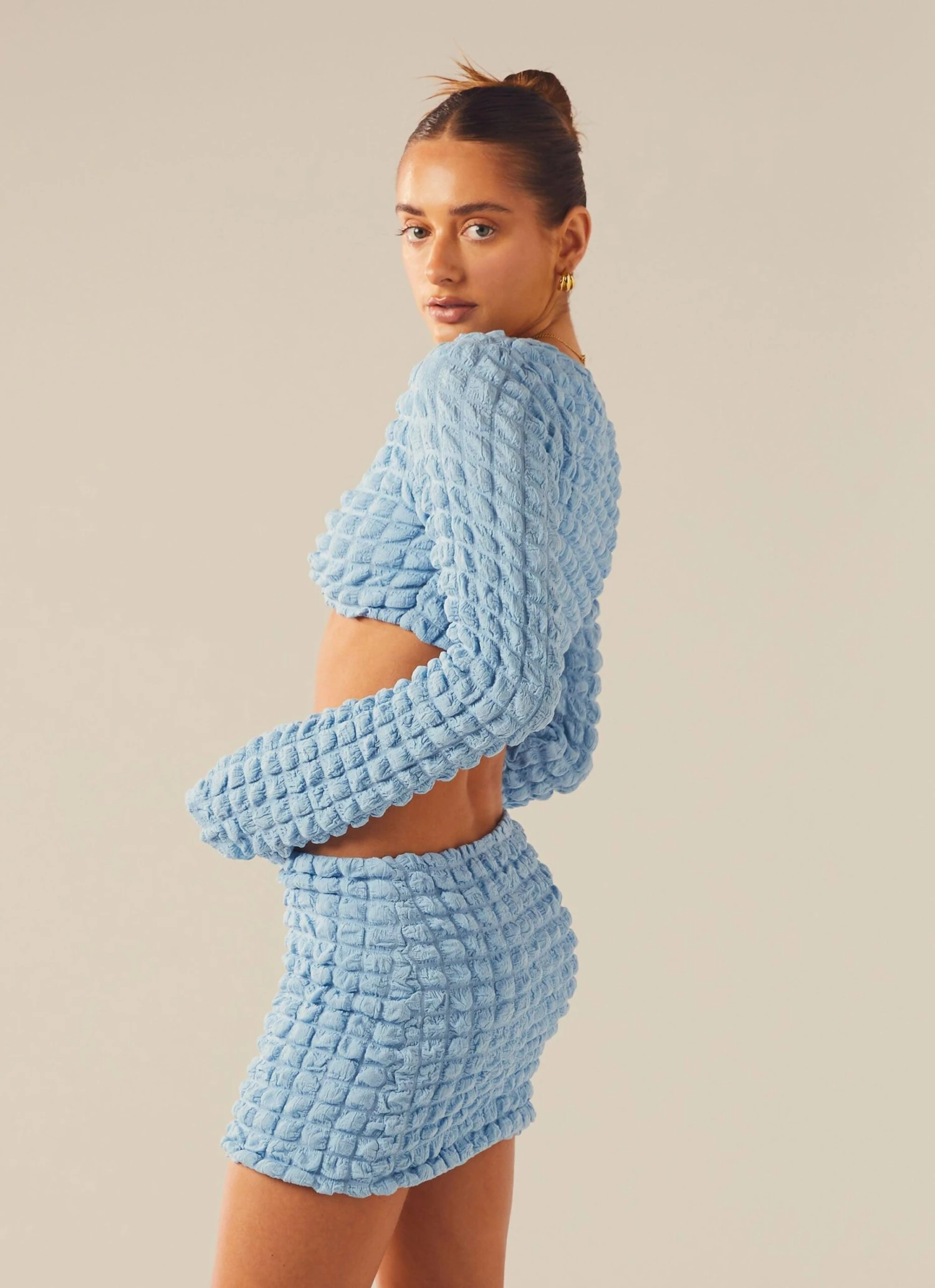 Unfoolish Mini Skirt - Sky Blue 6 Unfoolish Mini Skirt - Sky Blue - Image 6