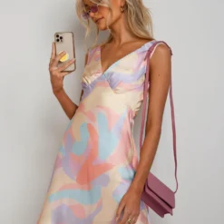 Audrey Vintage Slip Dress - Pastel Wave -Stylo Craze Sales Store Peppermayo Taneisha 27.7.21 P4 88 scaled