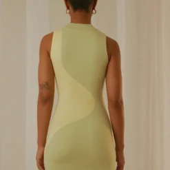 The Palms Mini Dress - Lime Wave -Stylo Craze Sales Store Peppermayp Wholesale FEB 169 scaled