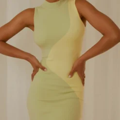 The Palms Mini Dress - Lime Wave -Stylo Craze Sales Store Peppermayp Wholesale FEB 170 scaled