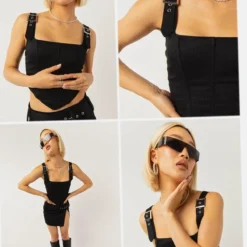 Surrender Bustier - Black