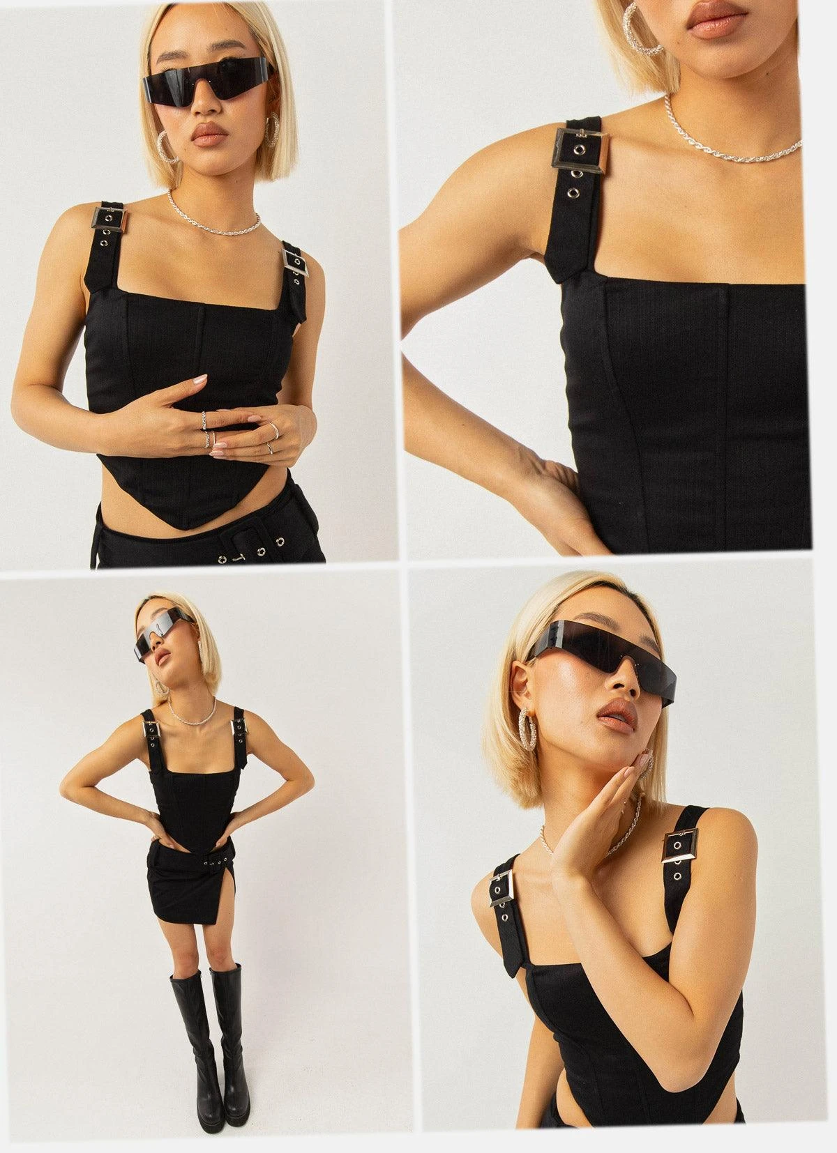 Surrender Bustier - Black