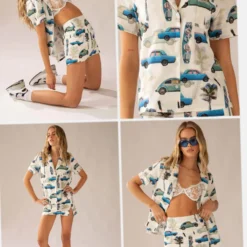 Meet Me In Malibu Linen Shirt - Paved Paradise
