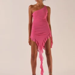 Distraction Mini Dress - Pink Cosmo
