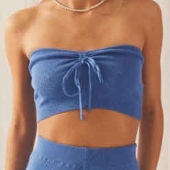 Into The Deep Knit Crop - Sky Blue 11 Into The Deep Knit Crop - Sky Blue -Stylo Craze Sales Store a2b53fbd2d8d4909b3c2a98447da7d78