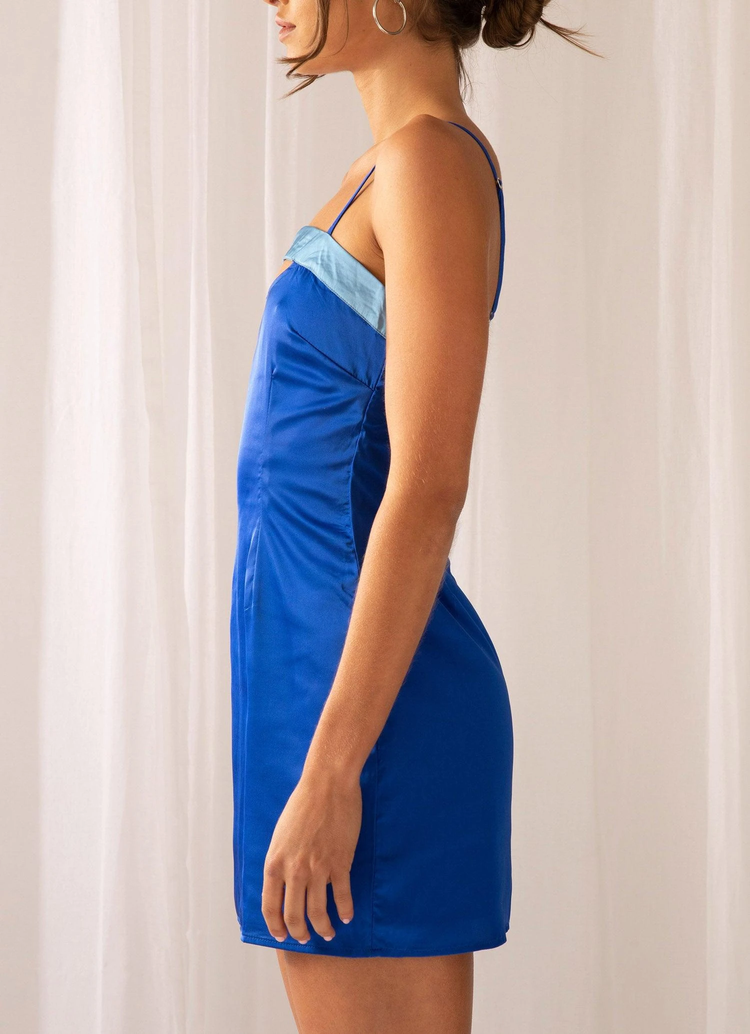Midnight Cosmos Mini Dress - Cobalt Blue 5 Midnight Cosmos Mini Dress - Cobalt Blue - Image 5
