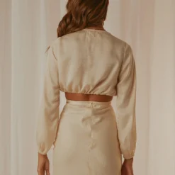 Soleil Tie Top - Ivory -Stylo Craze Sales Store a8eca9275b09413695b1333207d3f74b scaled