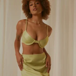 Heritage Bralette - Pistachio