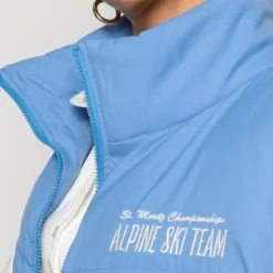 Cold And Cool Puffer Vest - Azure -Stylo Craze Sales Store af65d533bb0641c39e8c4d2d395fb137