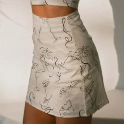 La Dolce Vita Linen Mini Skirt - Aperitivo -Stylo Craze Sales Store b087a3eda2784d91aebe011585680bf2