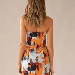 Skyscrapers Bustier Mini Dress - PM Flim Graphic -Stylo Craze Sales Store b2ac49b761014e81864099fb7e9d92ba