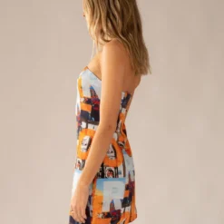 Skyscrapers Bustier Mini Dress - PM Flim Graphic -Stylo Craze Sales Store b362e454cb1e4aa695dce5db87dff8b8