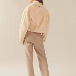 Lee Baggy Crop Jacket - White Sand 10 Lee Baggy Crop Jacket - White Sand -Stylo Craze Sales Store b505385d25504988b726f5a9c1af4019