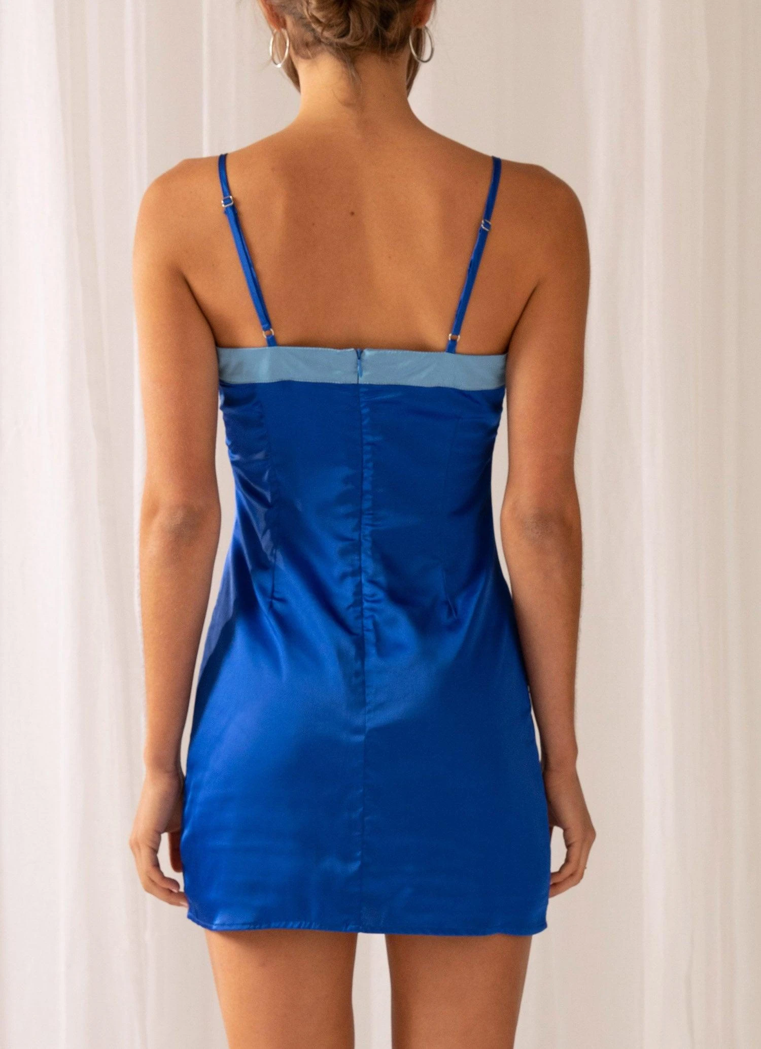 Midnight Cosmos Mini Dress - Cobalt Blue 6 Midnight Cosmos Mini Dress - Cobalt Blue - Image 6
