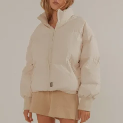 Jetty Puffer Jacket - Coconut Milk