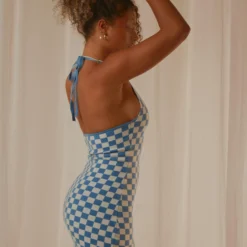 To The Limit Knit Halter Dress - Blue -Stylo Craze Sales Store be99f4f09dae4710aa9f7a67e7b9a7c5 scaled