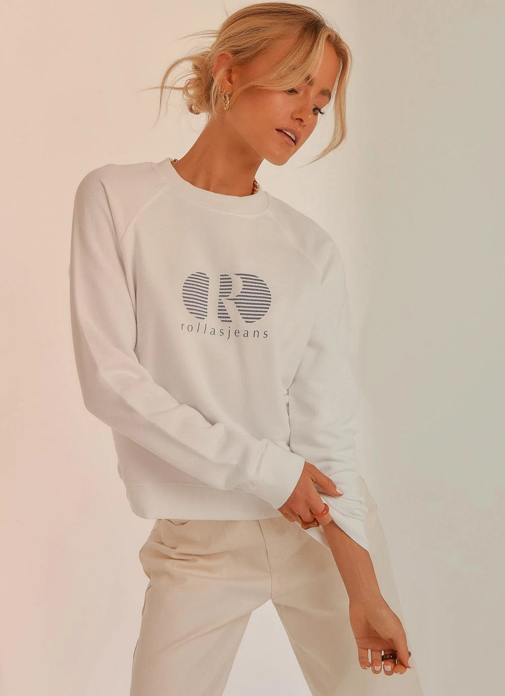 80s Sport Sweater - White 1 80s Sport Sweater - White