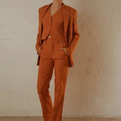 Tess Suit Vest - Terracotta 9 Tess Suit Vest - Terracotta -Stylo Craze Sales Store c8681265c6a24dacb1f66b6a33114585 scaled
