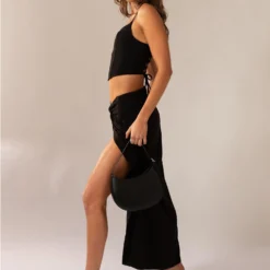 Taking Charge Maxi Skirt - Onyx -Stylo Craze Sales Store cbd45f3a45054806bfb01cedbe71688c