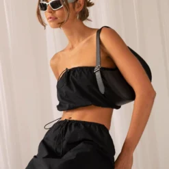 Home Skillet Drawstring Top - Black -Stylo Craze Sales Store d233b24c17fa417cb6cddc288feca7e8