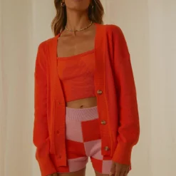 Nyla Knit Cardigan - Orange -Stylo Craze Sales Store d357911b0ef34b12b76714ff38d54177 a2f43750 3606 409f bd26 9be34a5f696c scaled