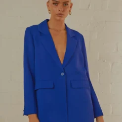 Italian Cities Blazer - Cobalt