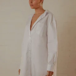 Downtown Love Shirt Dress - White 9 Downtown Love Shirt Dress - White -Stylo Craze Sales Store da4b259e882e4fb9934021eac9f1727d scaled