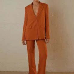 Tess Oversized Blazer - Terracotta