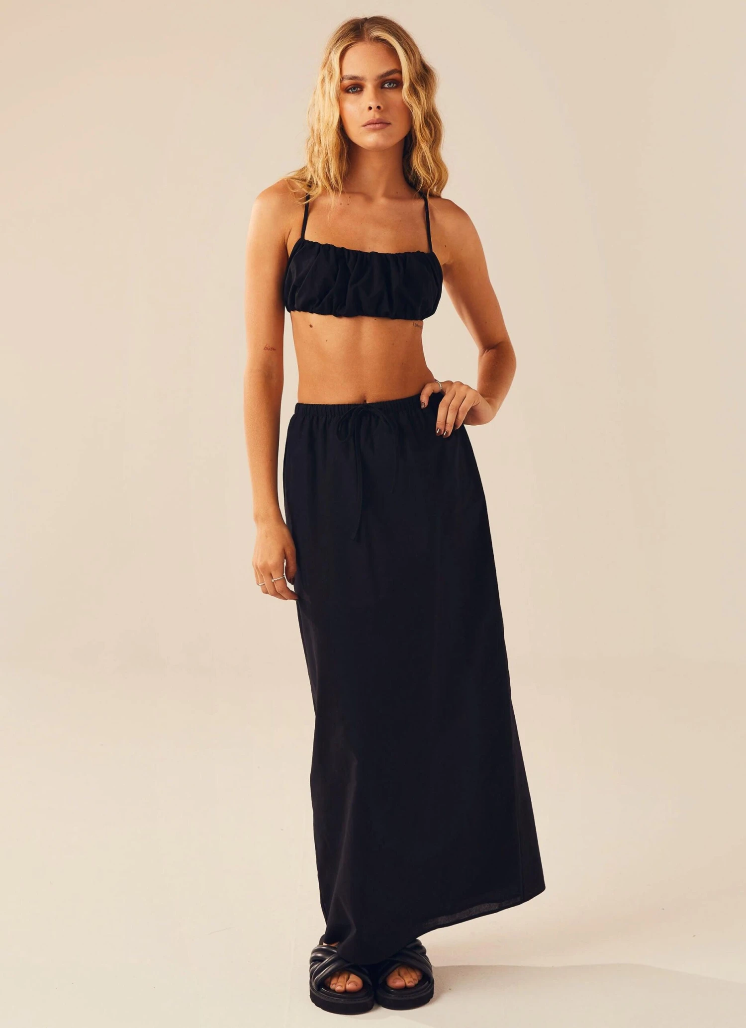 Made For Vacation Crop Top - Black 6 Made For Vacation Crop Top - Black - Image 6