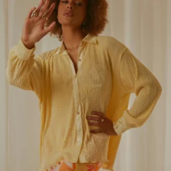 Change Of Pace Shirt - Buttercream